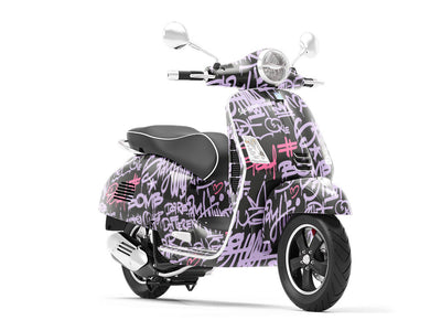 Dare to Be Graffiti Vespa Scooter Wrap Film