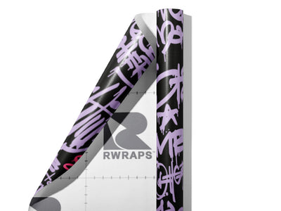 Dare to Be Graffiti Wrap Film Sheets~Rwraps Series 914 Dare to Be Graffiti Scrolled Sheet~4