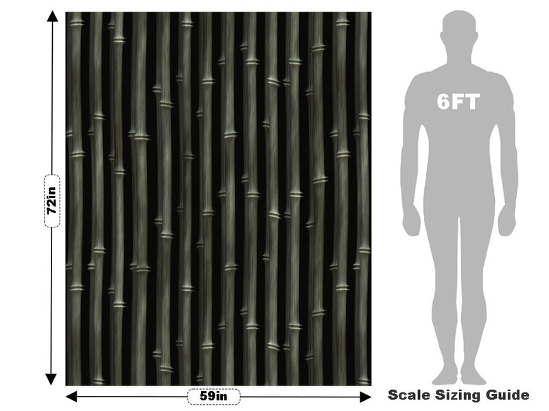 Dark Bambos Bamboo Vehicle Wrap Scale~Rwraps Series 914 Dark Bambos Bamboo Measurements~1