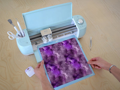 dark berry watercolor Cricut Compatible Vinyl