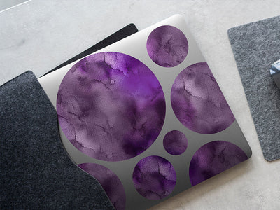 dark berry watercolor DIY Laptop Stickers