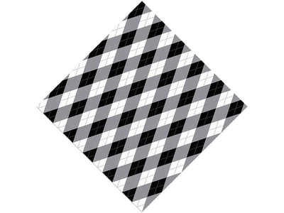 Dark Carbon Argyle Vinyl Wrap Pattern