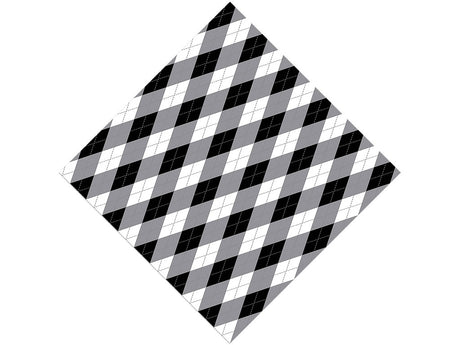 Dark Carbon Argyle Vinyl Wrap Pattern