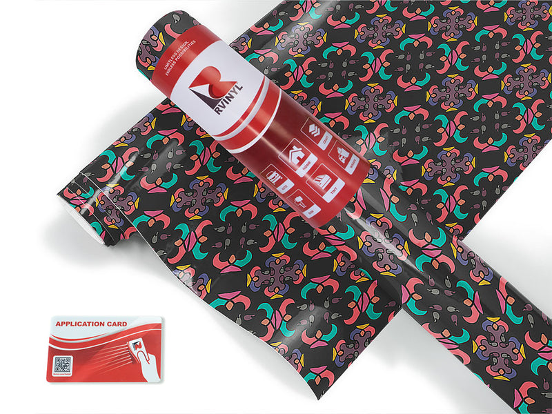 dark combat art deco Craft Vinyl Roll