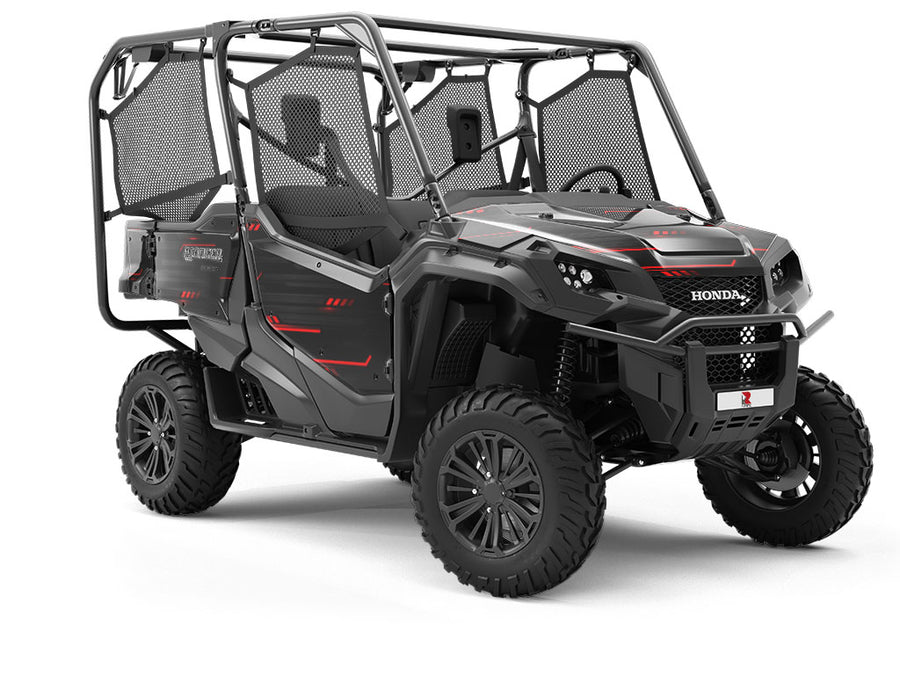 Dark Crimson  Technology Utility Vehicle Vinyl Wrap