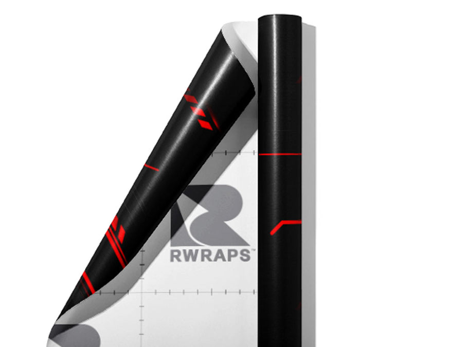 Dark Crimson  Technology Wrap Film Sheets~Rwraps Series 914 Dark Crimson  Technology Scrolled Sheet~4