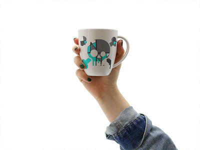 dark cyan mosaic DIY Vinyl Decals
