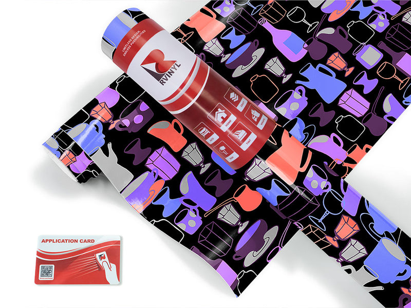 dark decanters alcohol Craft Vinyl Roll