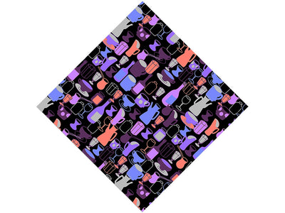 Dark Decanters Alcohol Vinyl Wrap Pattern