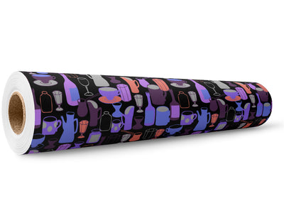 Dark Decanters Alcohol Wrap Film Wholesale Roll~Rwraps Series 914 Digitally Printed Vinyl Roll~5