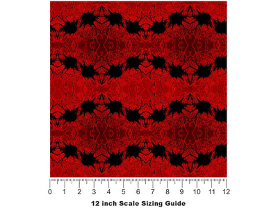 Dark Desire Vampire Vinyl Film Pattern Size 12 inch Scale~Rwraps Dark Desire Vampire Sizing Chart~2