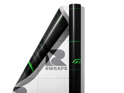 Dark Emerald  Technology Wrap Film Sheets~Rwraps Series 914 Dark Emerald  Technology Scrolled Sheet~4