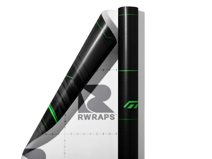 Dark Emerald  Technology Wrap Film Sheets~Rwraps Series 914 Dark Emerald  Technology Scrolled Sheet~4