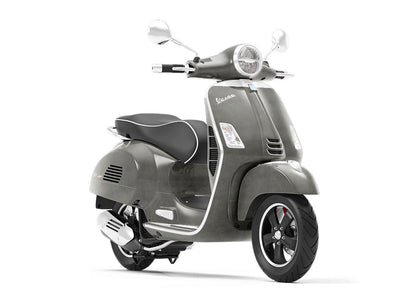 Dark Gray Concrete Vespa Scooter Wrap Film