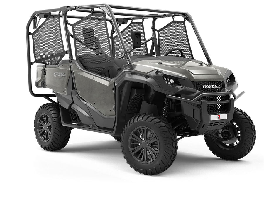Dark Gray Concrete Utility Vehicle Vinyl Wrap