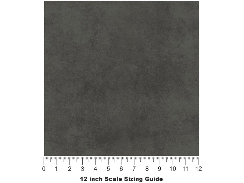 Dark Gray Concrete Vinyl Film Pattern Size 12 inch Scale~Rwraps Dark Gray Concrete Sizing Chart~2
