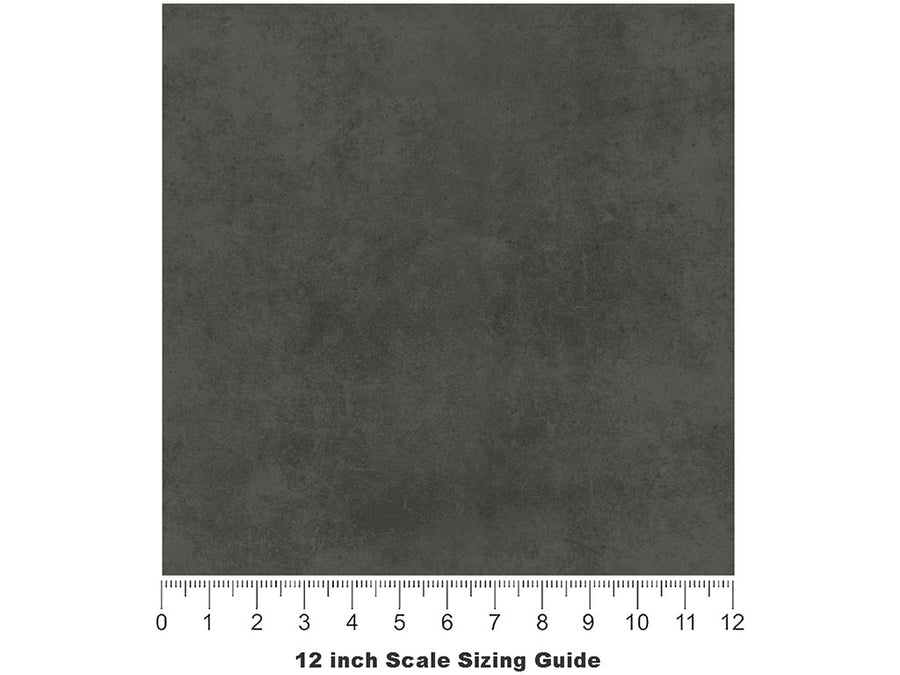 Dark Gray Concrete Vinyl Film Pattern Size 12 inch Scale~Rwraps Dark Gray Concrete Sizing Chart~2