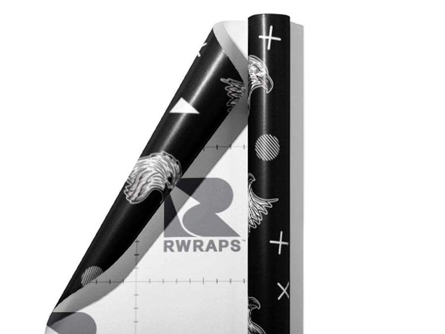 Dark Harpies Birds Wrap Film Sheets~Rwraps Series 914 Dark Harpies Birds Scrolled Sheet~3