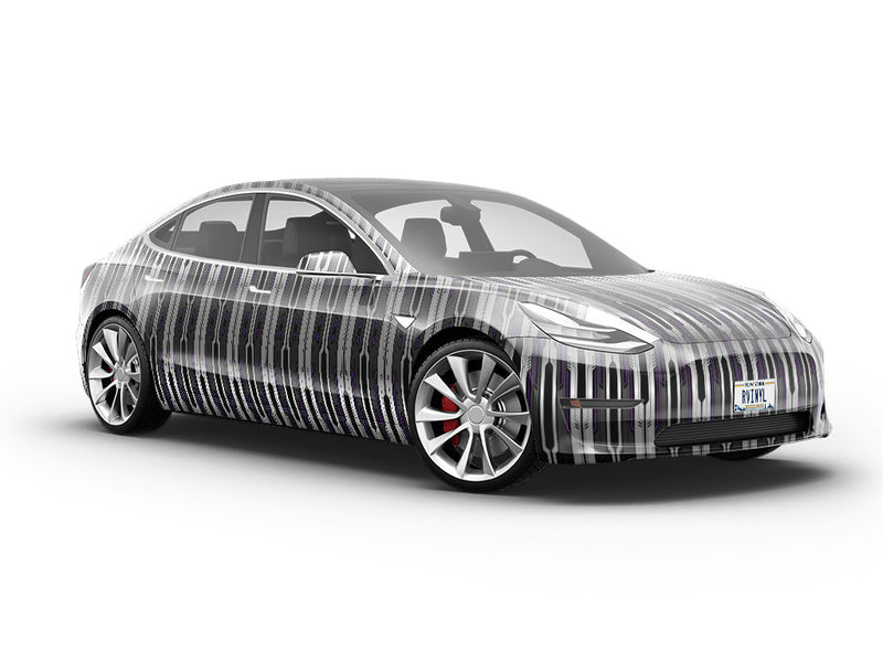 Dark Iris  Technology Vehicle Vinyl Wrap