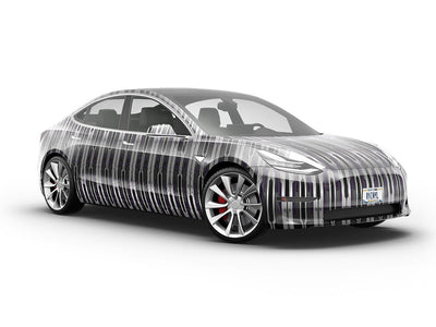 Dark Iris  Technology Vehicle Vinyl Wrap