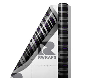 Dark Iris  Technology Wrap Film Sheets~Rwraps Series 914 Dark Iris  Technology Scrolled Sheet~4