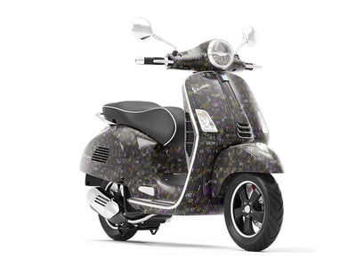 Dark Matrix Technology Vespa Scooter Wrap Film
