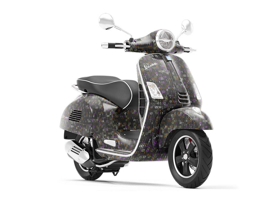 Dark Matrix Technology Vespa Scooter Wrap Film