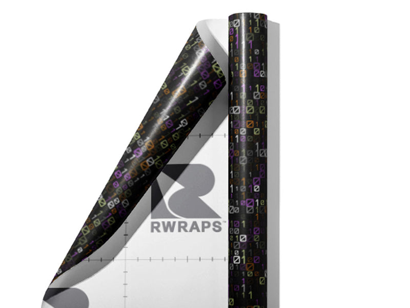 Dark Matrix Technology Wrap Film Sheets~Rwraps Series 914 Dark Matrix Technology Scrolled Sheet~4