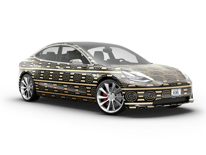Dark Money Art Deco Vehicle Vinyl Wrap