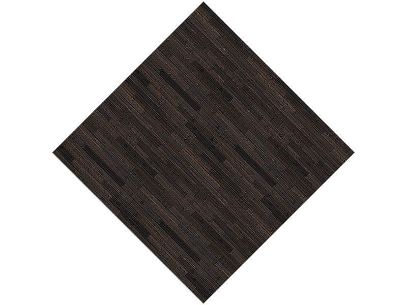 Dark Oak Wooden Parquet Vinyl Wrap Pattern