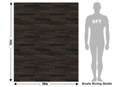 Dark Oak Wooden Parquet Vehicle Wrap Scale~Rwraps Series 914 Dark Oak Wooden Parquet Measurements~2