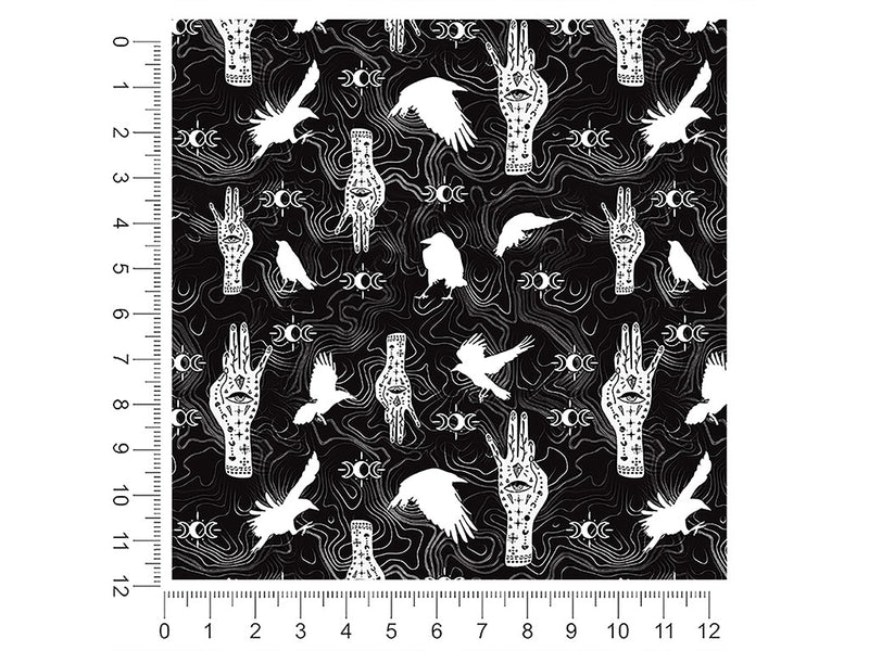 dark palmistry horror 1ft x 1ft Craft Sheets