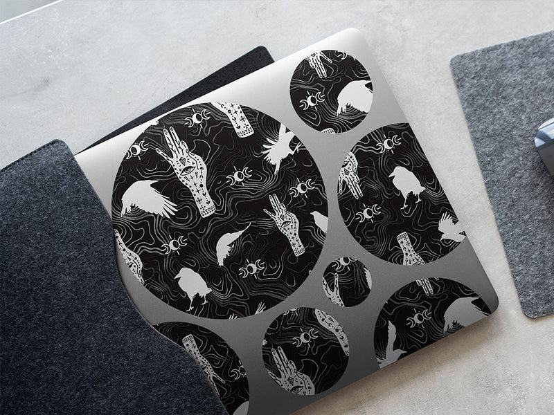 dark palmistry horror DIY Laptop Stickers