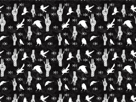 Dark Palmistry Horror Vinyl Wrap Pattern~Rwraps Series 914 Digitally Printed Vinyl Wrap~0