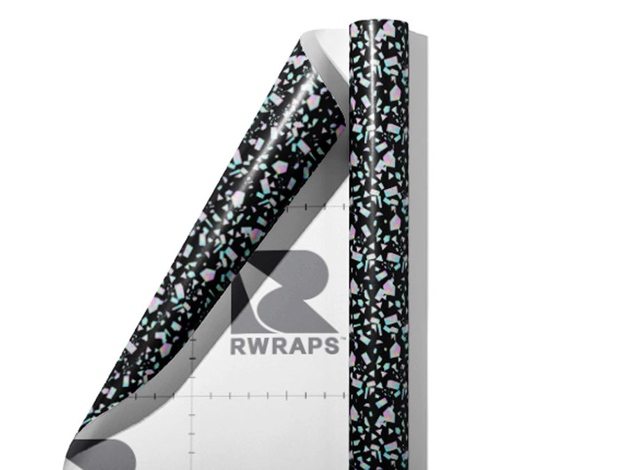 Dark Prisms Gothic Wrap Film Sheets~Rwraps Series 914 Dark Prisms Gothic Scrolled Sheet~3
