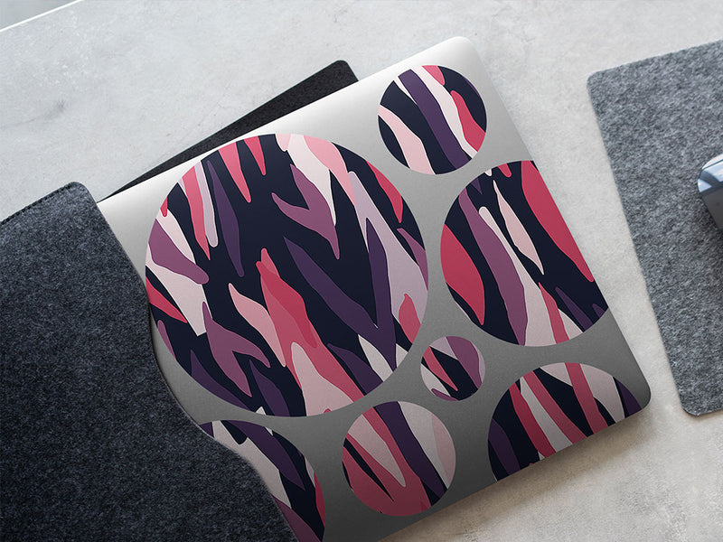 dark raven abstract geometric DIY Laptop Stickers