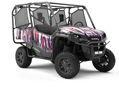 Dark Raven Abstract Utility Vehicle Vinyl Wrap