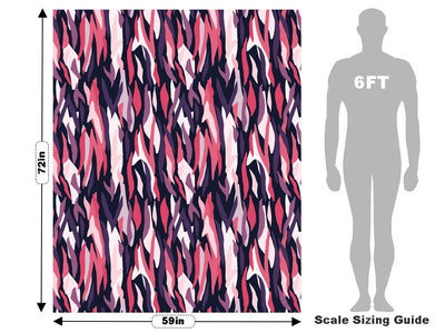 Dark Raven Abstract Vehicle Wrap Scale~Rwraps Series 914 Dark Raven Abstract Measurements~1