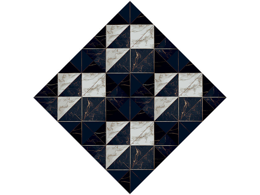 Dark Reflection Tile Vinyl Wrap Pattern