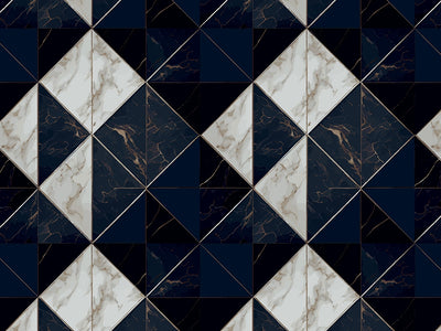 Dark Reflection Tile Vinyl Wrap Pattern~Rwraps Series 914 Digitally Printed Vinyl Wrap~0