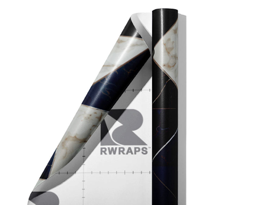 Dark Reflection Tile Wrap Film Sheets~Rwraps Series 914 Dark Reflection Tile Scrolled Sheet~4