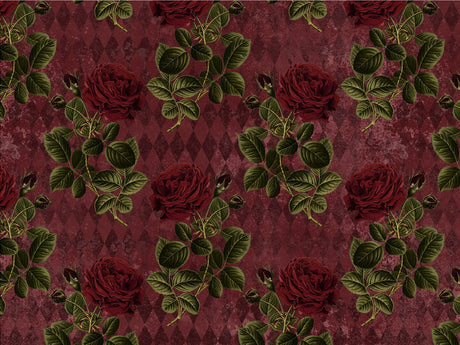 Dark Roses Gothic Vinyl Wrap Pattern~Rwraps Series 914 Digitally Printed Vinyl Wrap~0