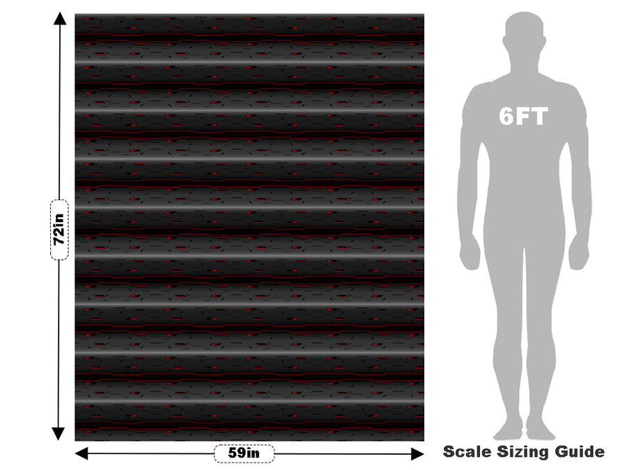 Dark Scarlet  Technology Vehicle Wrap Scale~Rwraps Series 914 Dark Scarlet  Technology Measurements~2
