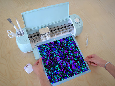 dark skies paint splatter Cricut Compatible Vinyl