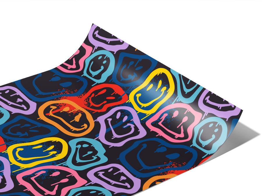 Dark Smiles Graffiti Vinyl Wraps~Rwraps Series 914 Digitally Printed Vinyl Wrap~1