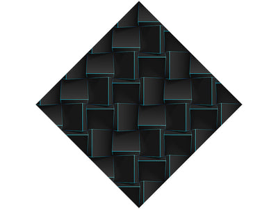 Dark Stairs Optical Illusion Vinyl Wrap Pattern