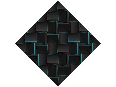 Dark Stairs Optical Illusion Vinyl Wrap Pattern