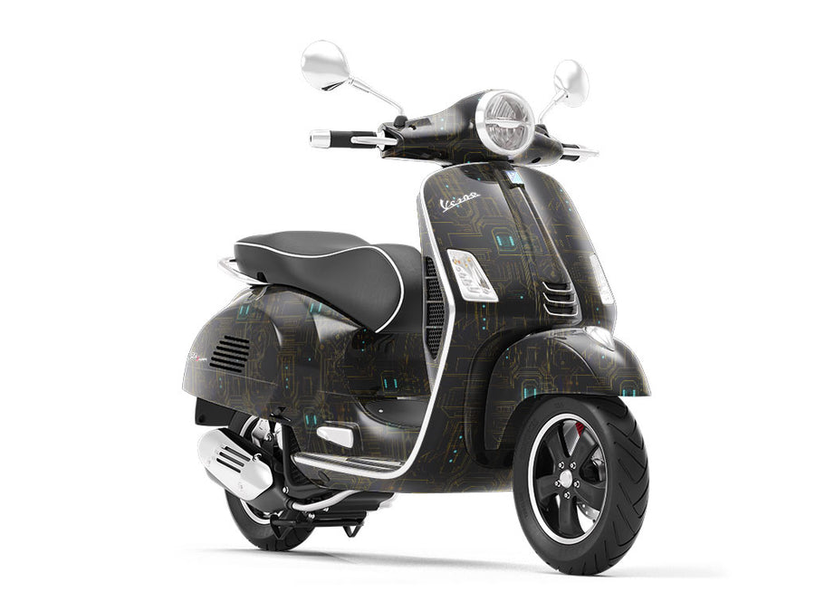 Dark Sunshine Technology Vespa Scooter Wrap Film