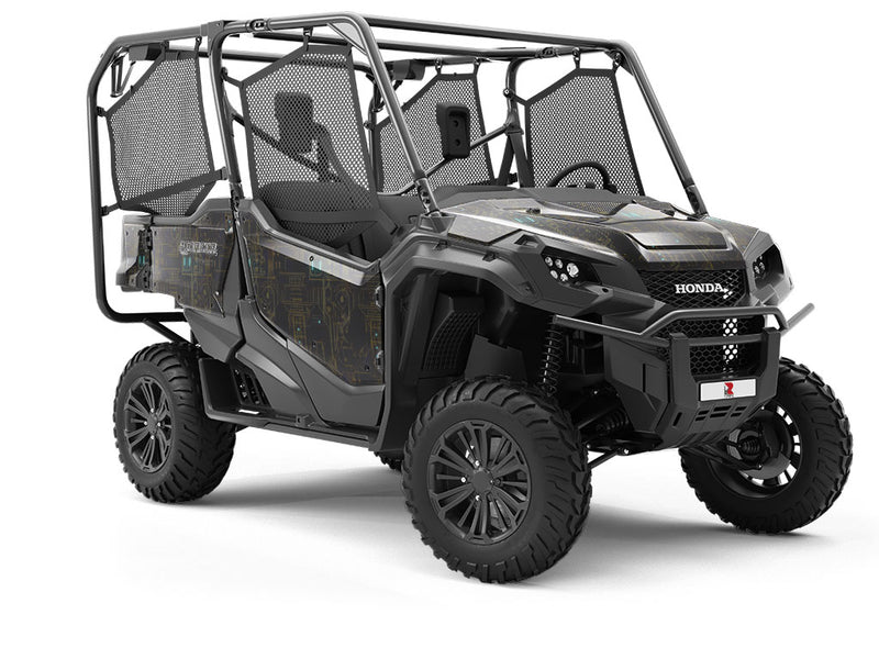 Dark Sunshine Technology Utility Vehicle Vinyl Wrap