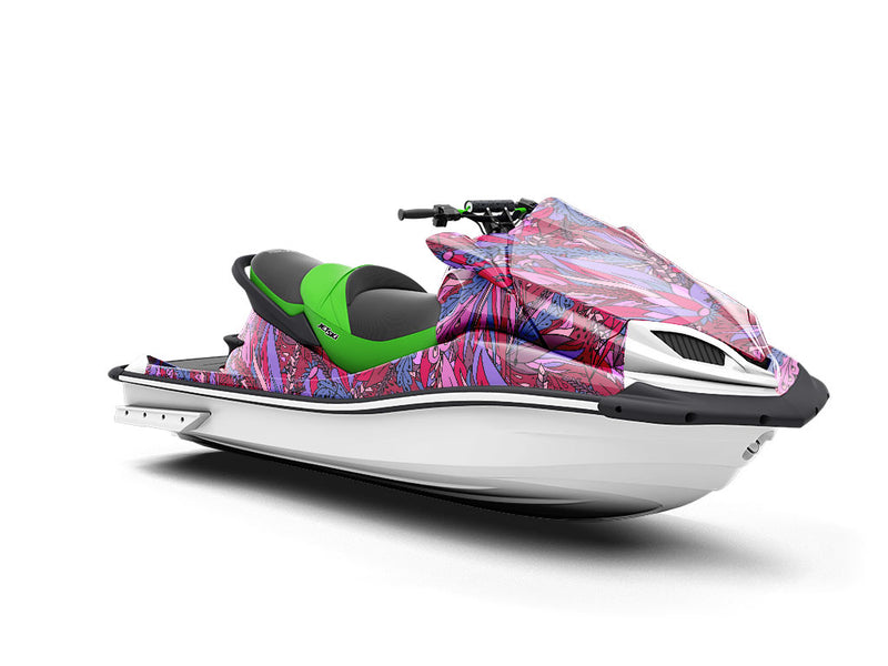 Dark Tango Floral Jet Ski Vinyl Customized Wrap